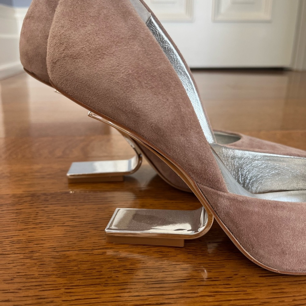 Jeffrey Campbell Tan Suede Heels